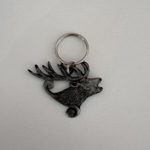 Stag Head Keyring