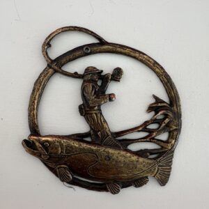 Trout Fisherman Medallion